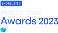 Patient voice awards 2023 logo