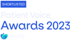 Patient voice awards 2023 logo